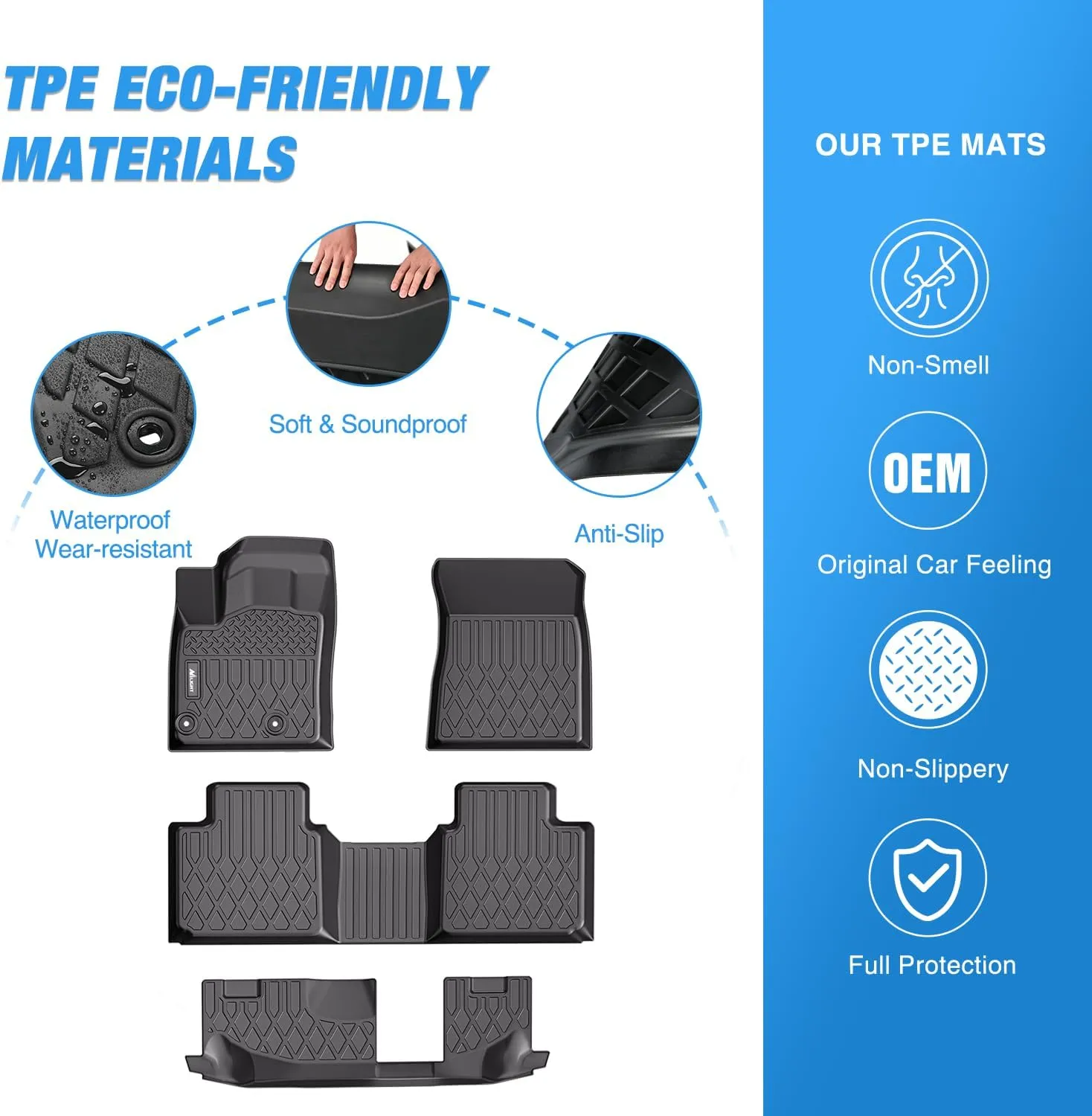 2022-2025 Mitsubishi Outlander TPE Floor Mats