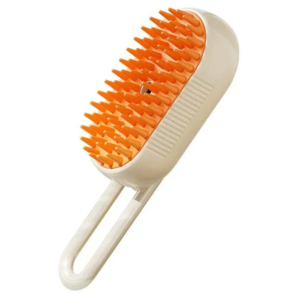 3-in-1 Electric Pet Grooming Brush – Massage, Hair Removal, Steam