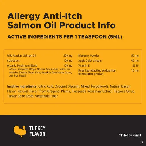 Allergy Anti-Itch Salmon Oil - Turkey