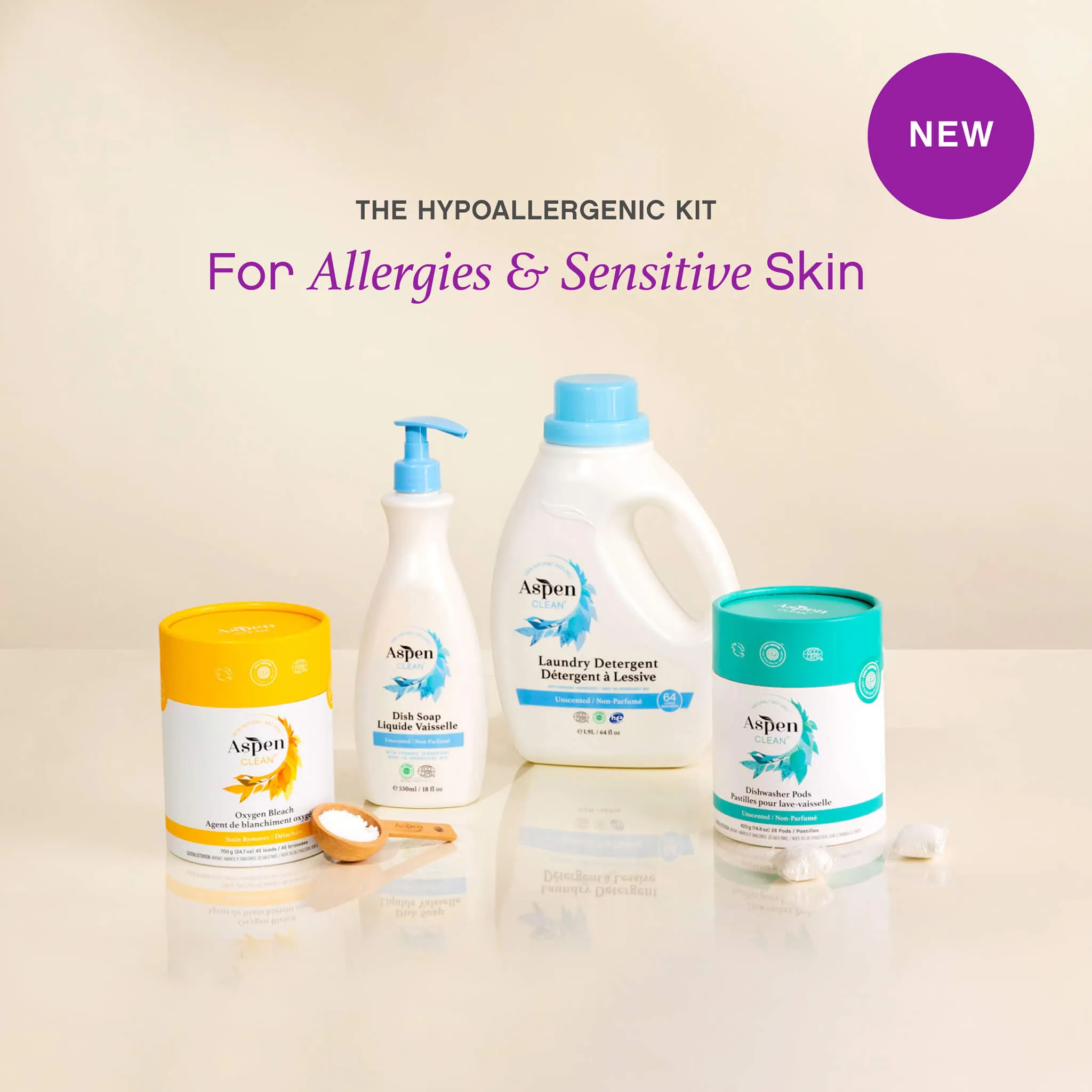 AspenClean Hypoallergenic Cleaning Kit