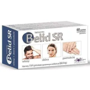 Belid SR x 60 tablets, strong hair, hair strengthening, strong nails