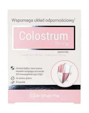 Colostrum Strong, type G immunoglobulins (IgG)