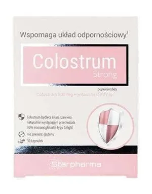 Colostrum Strong, type G immunoglobulins (IgG)