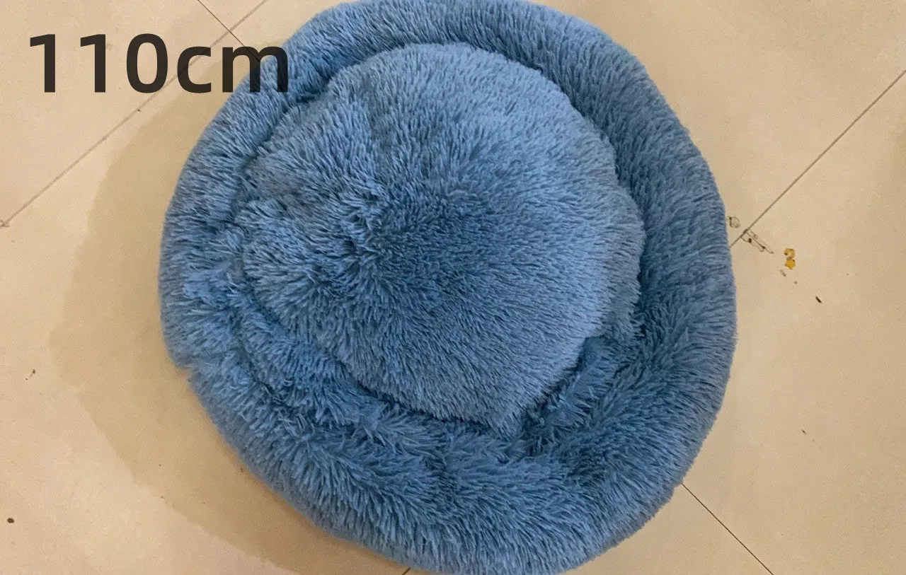 Cotton Pet Bed Winter Warm Sleeping Bed For Dogs Kennel