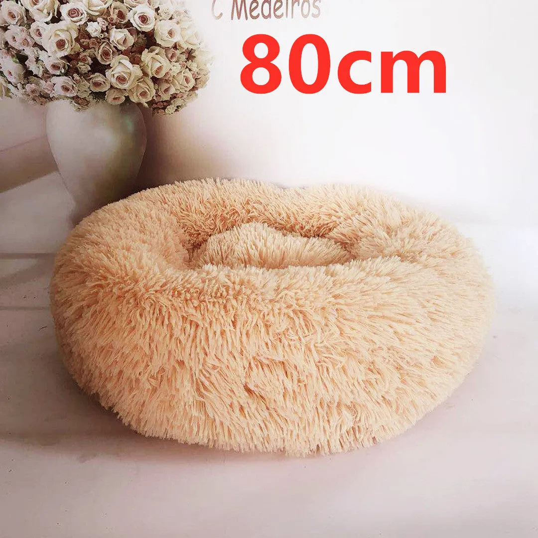 Cotton Pet Bed Winter Warm Sleeping Bed For Dogs Kennel