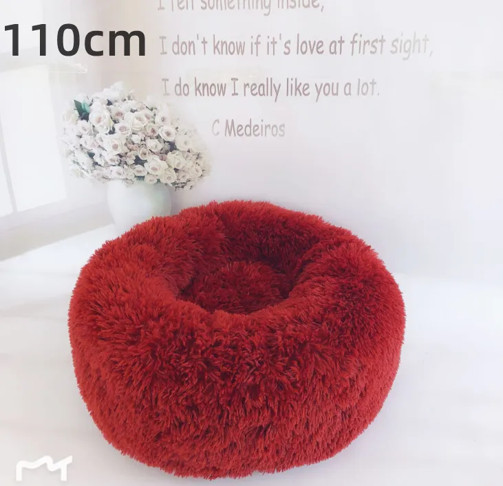 Cotton Pet Bed Winter Warm Sleeping Bed For Dogs Kennel