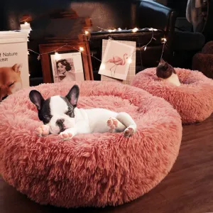 Cotton Pet Bed Winter Warm Sleeping Bed For Dogs Kennel