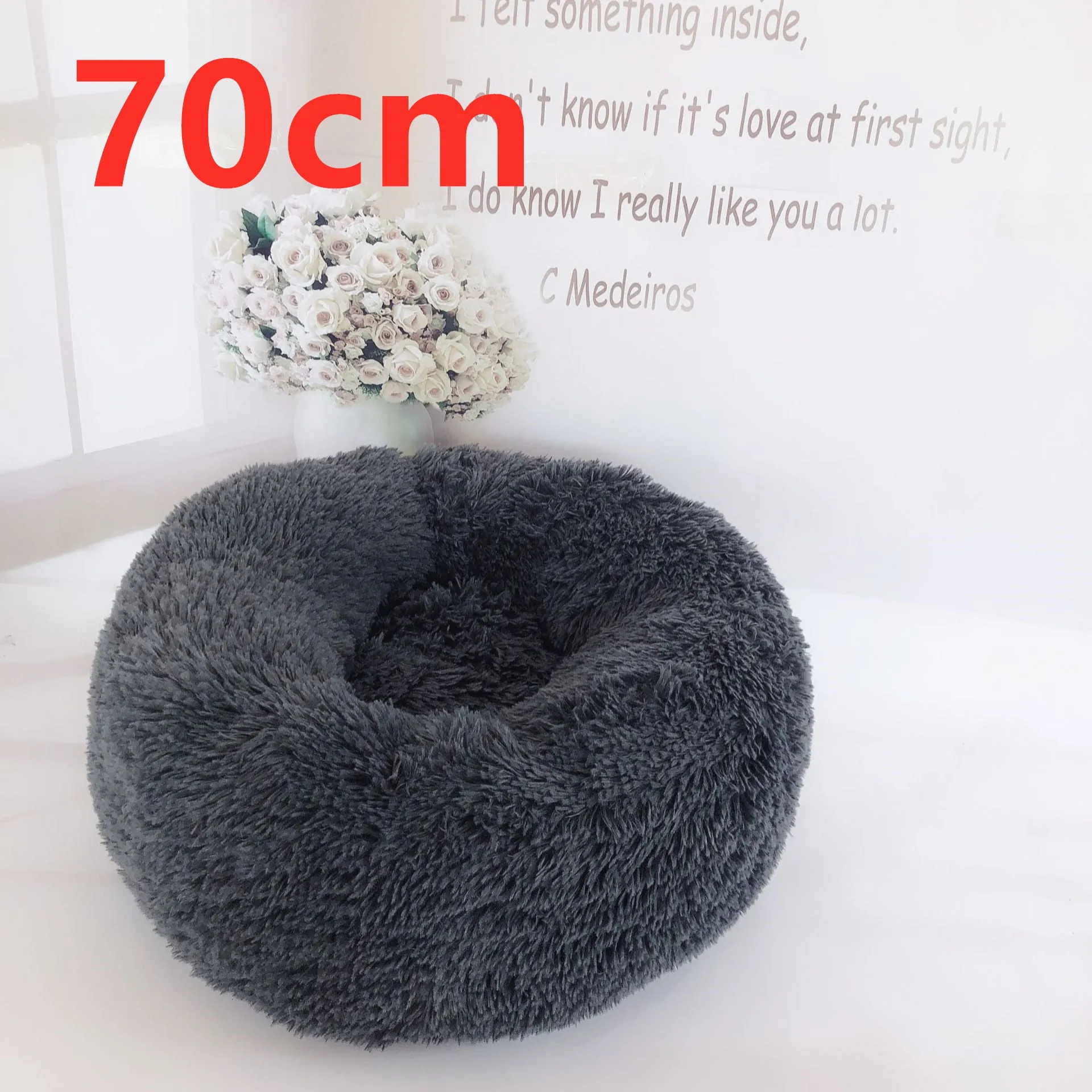 Cotton Pet Bed Winter Warm Sleeping Bed For Dogs Kennel