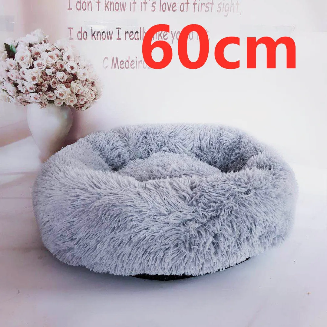Cotton Pet Bed Winter Warm Sleeping Bed For Dogs Kennel