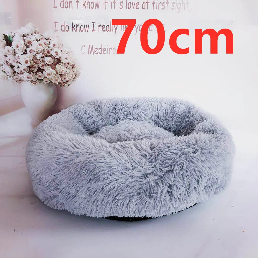 Cotton Pet Bed Winter Warm Sleeping Bed For Dogs Kennel
