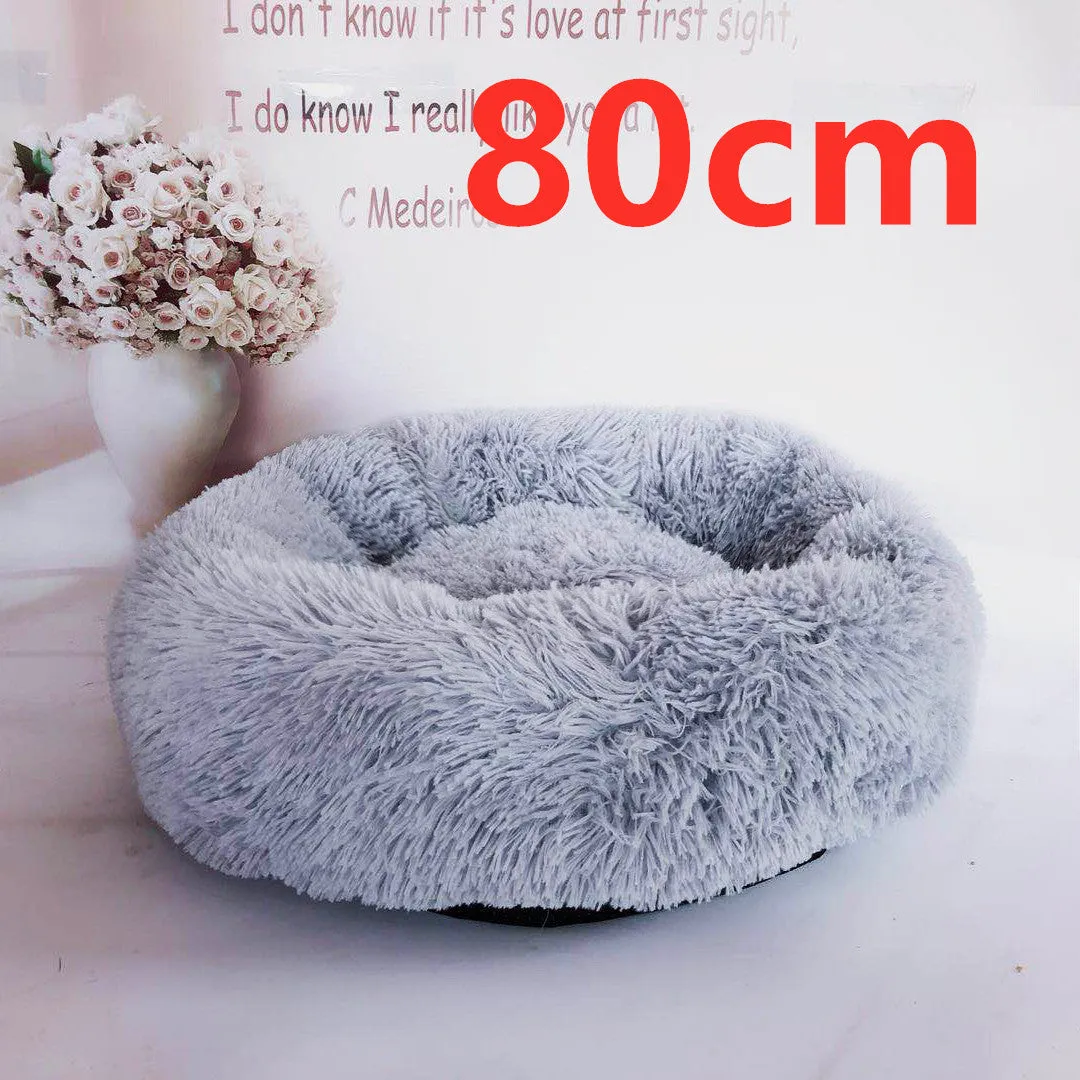 Cotton Pet Bed Winter Warm Sleeping Bed For Dogs Kennel