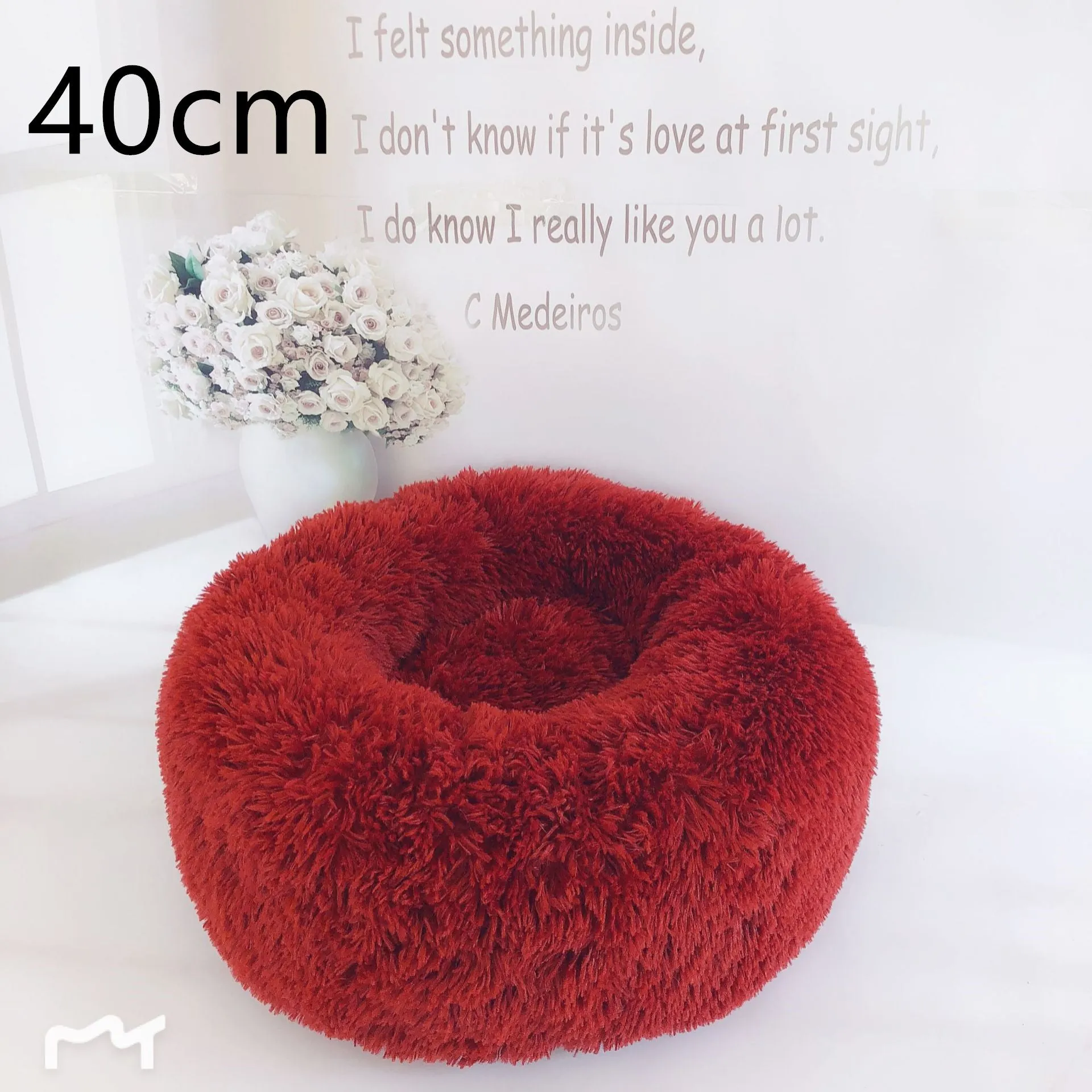 Cotton Pet Bed Winter Warm Sleeping Bed For Dogs Kennel