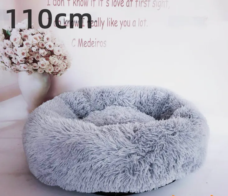 Cotton Pet Bed Winter Warm Sleeping Bed For Dogs Kennel