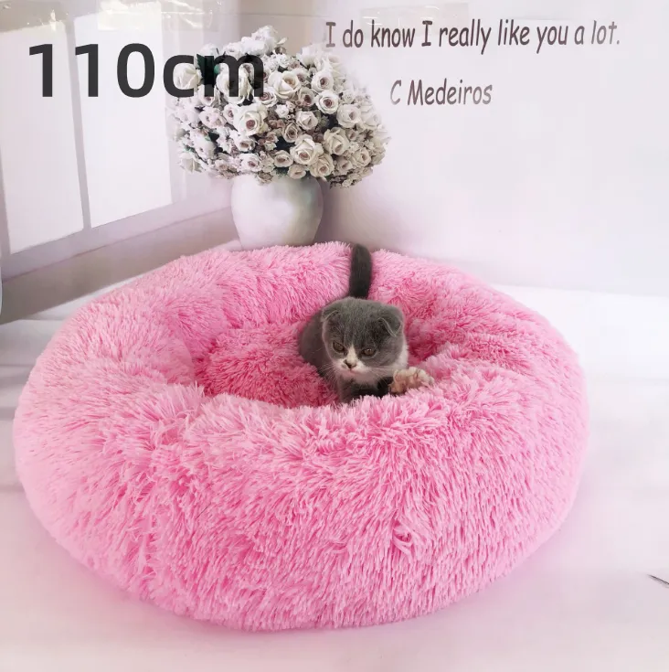 Cotton Pet Bed Winter Warm Sleeping Bed For Dogs Kennel
