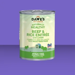 Dave's Healthy & Natural Beef & Rice 13oz
