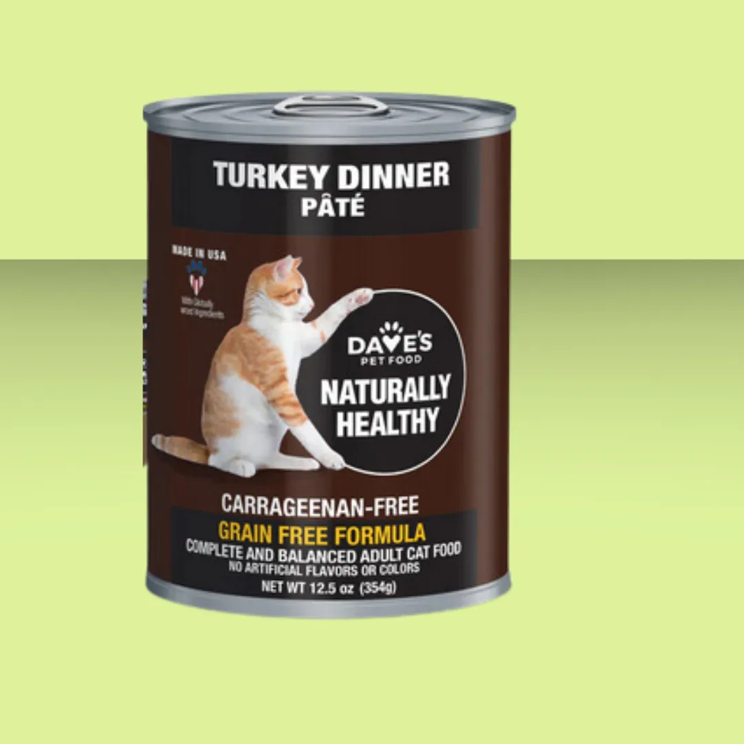 Dave's Healthy & Natural Turkey Cat 12.5oz