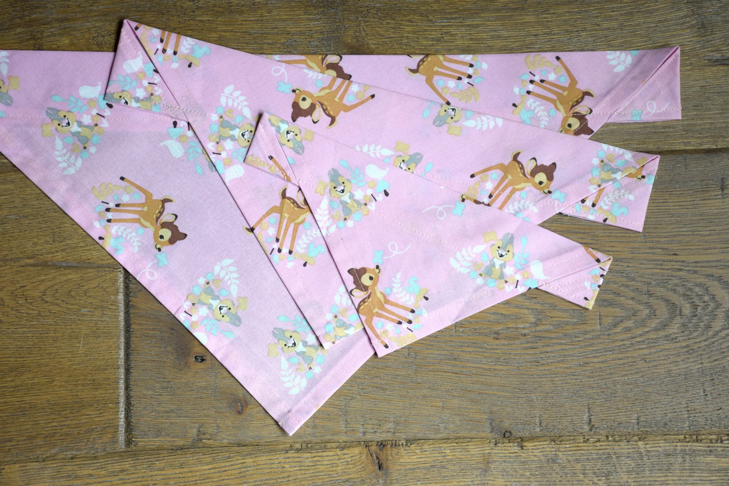 Dog Bandana - Pretty in Pink Cotton Dog Scarf