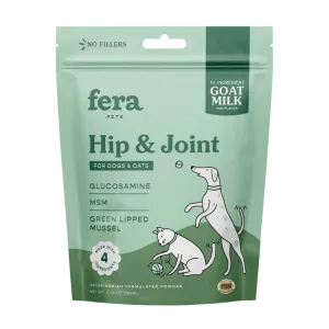Fera Pet Organics Dog and Cat Supplement, Hip   Joint Goat Milk