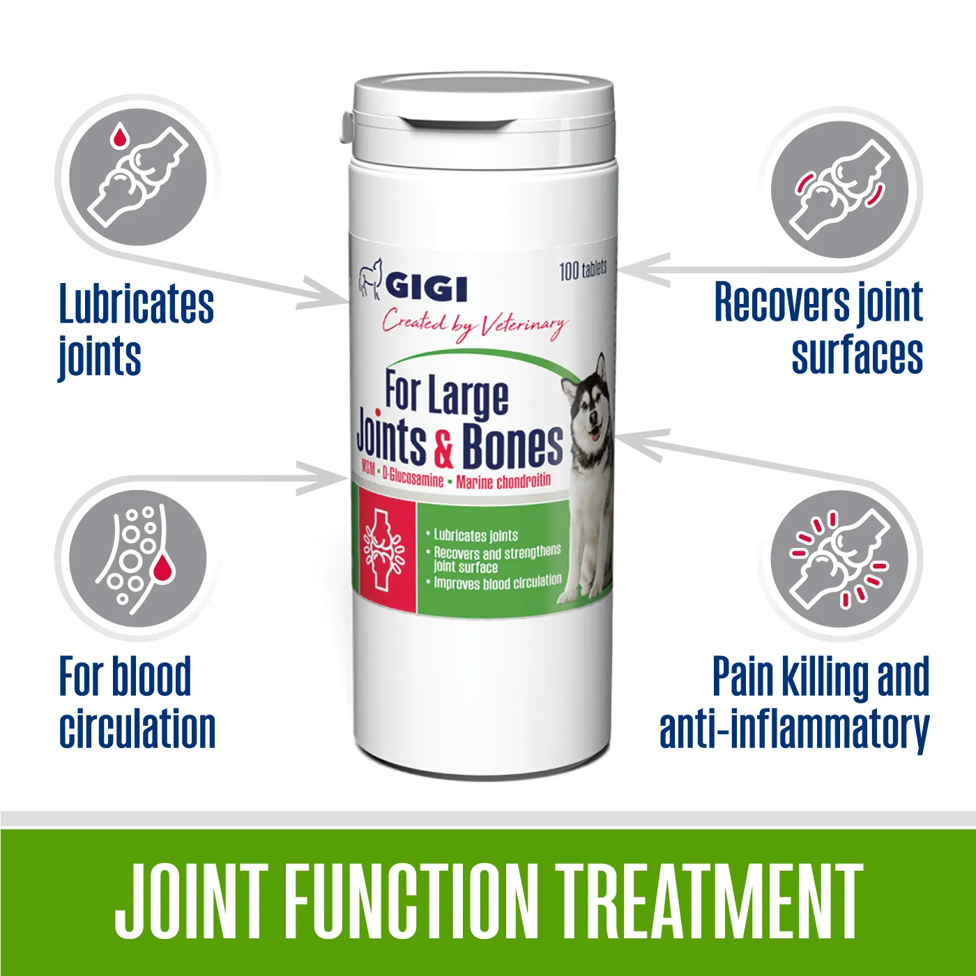 For Large Joints & Bones | Dog Supplement for Large Dogs