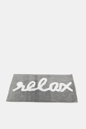 Grey Relax Tufted Bathmat