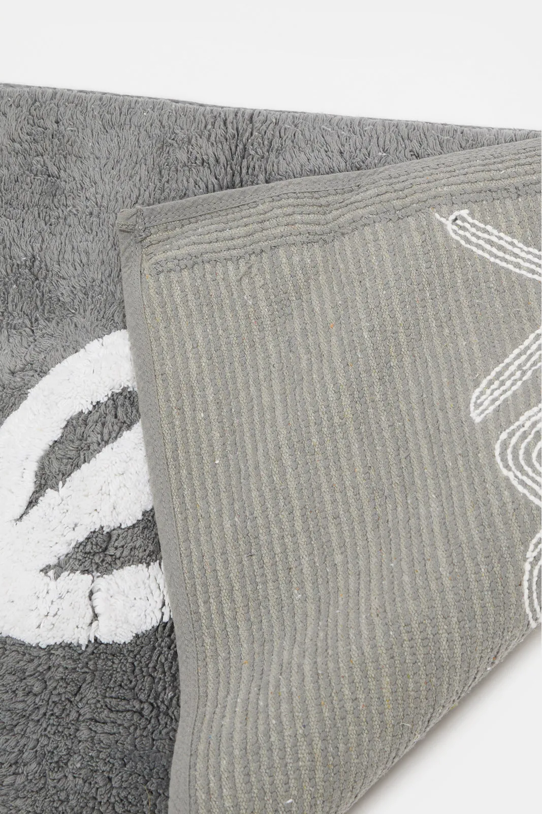 Grey Relax Tufted Bathmat