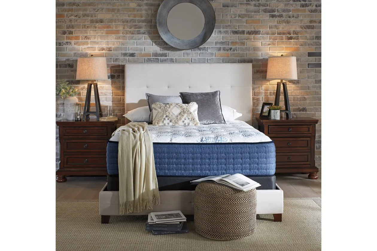 Mt Dana Plush White Twin Mattress