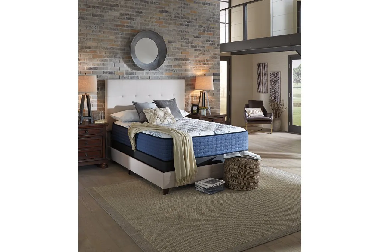 Mt Dana Plush White Twin Mattress