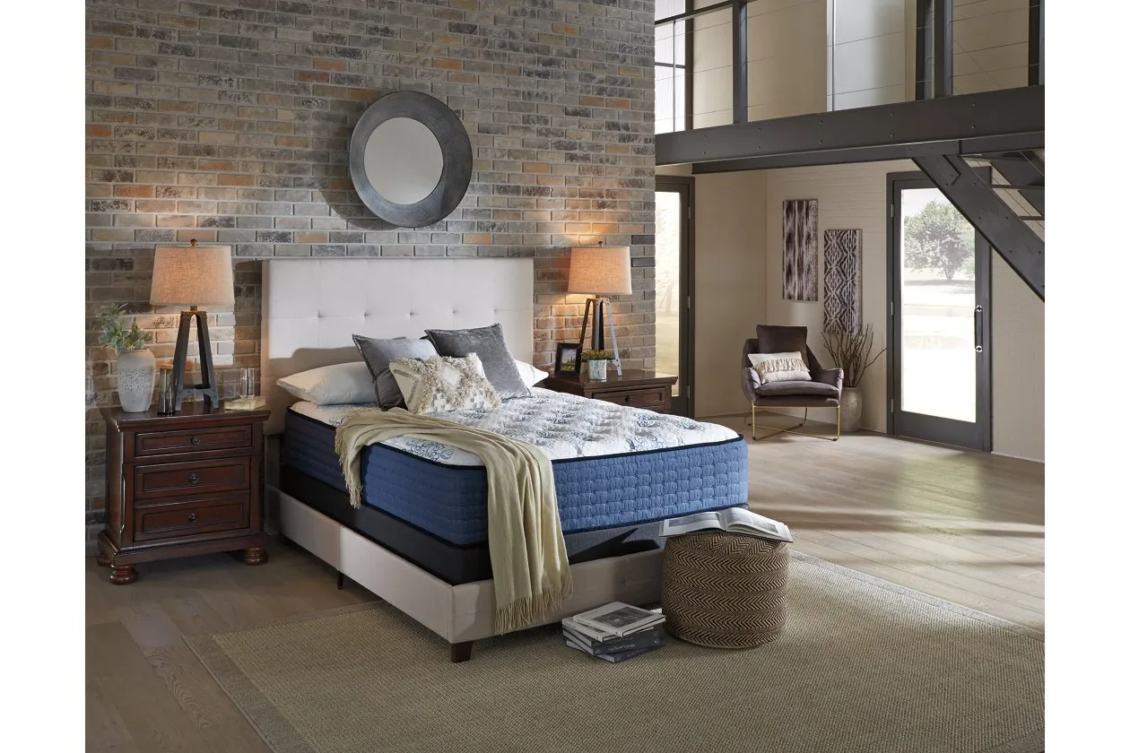 Mt Dana Plush White Twin Mattress
