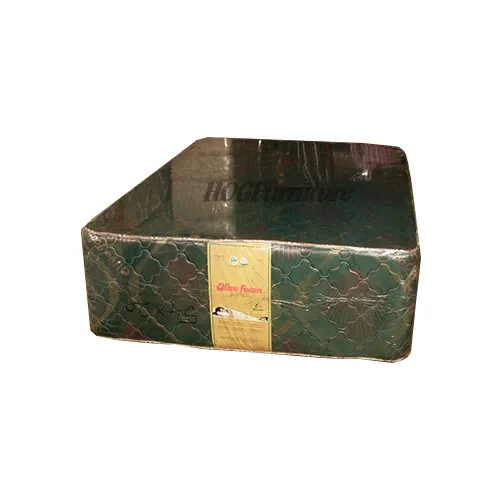 Olive Foam Mattress 6 x 4.5ft x 20" Quilted