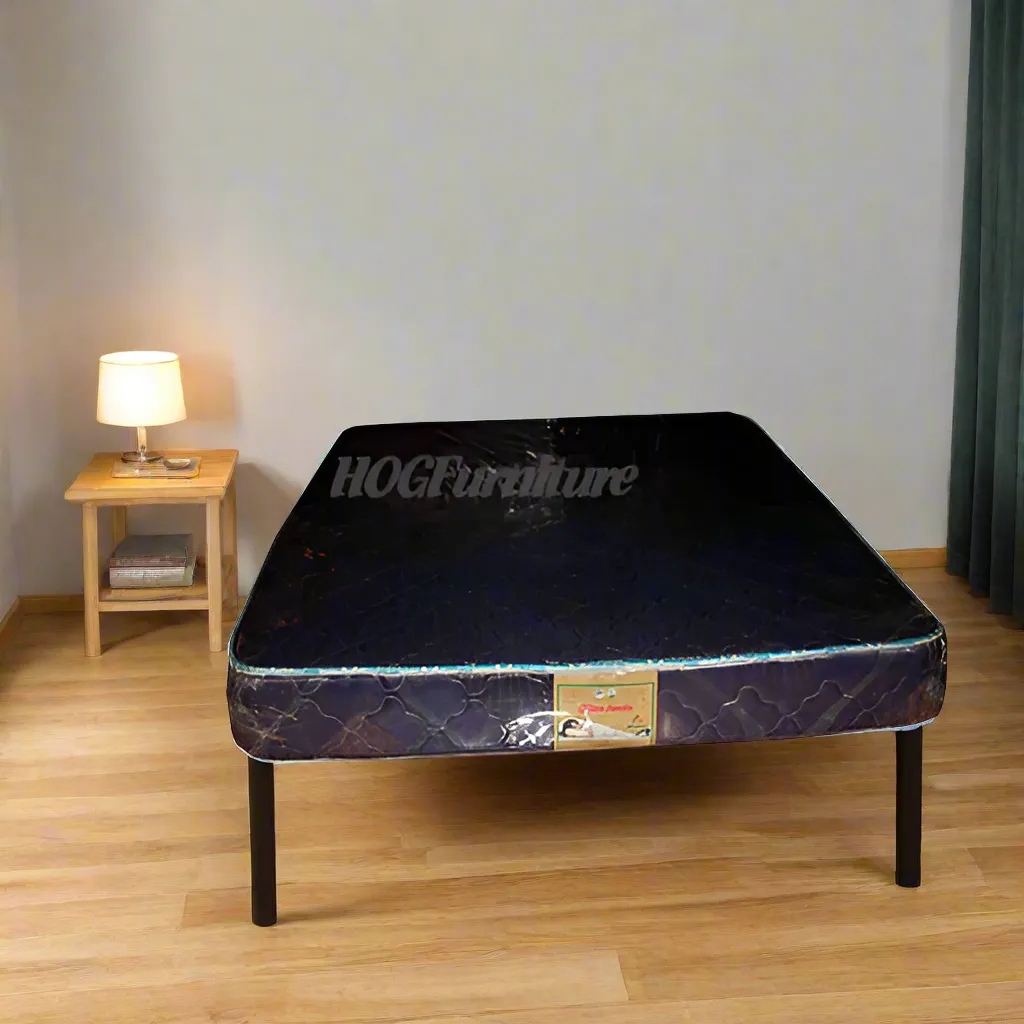 Olive Foam Mattress 6 x 4.5ft x 8" Fully Quilted