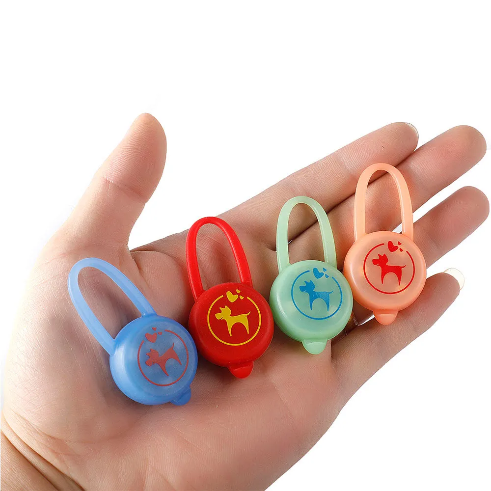 PAWS ASIA Factory Dropshipping Best Seller Luminous Anti Loss Flashing Pet Collar Pendant