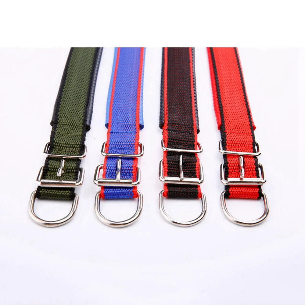 PAWS ASIA Manufacturers Wholesale Custom Adjustable Personalized Luxury Fashion Training Large Stripe Collar Dog