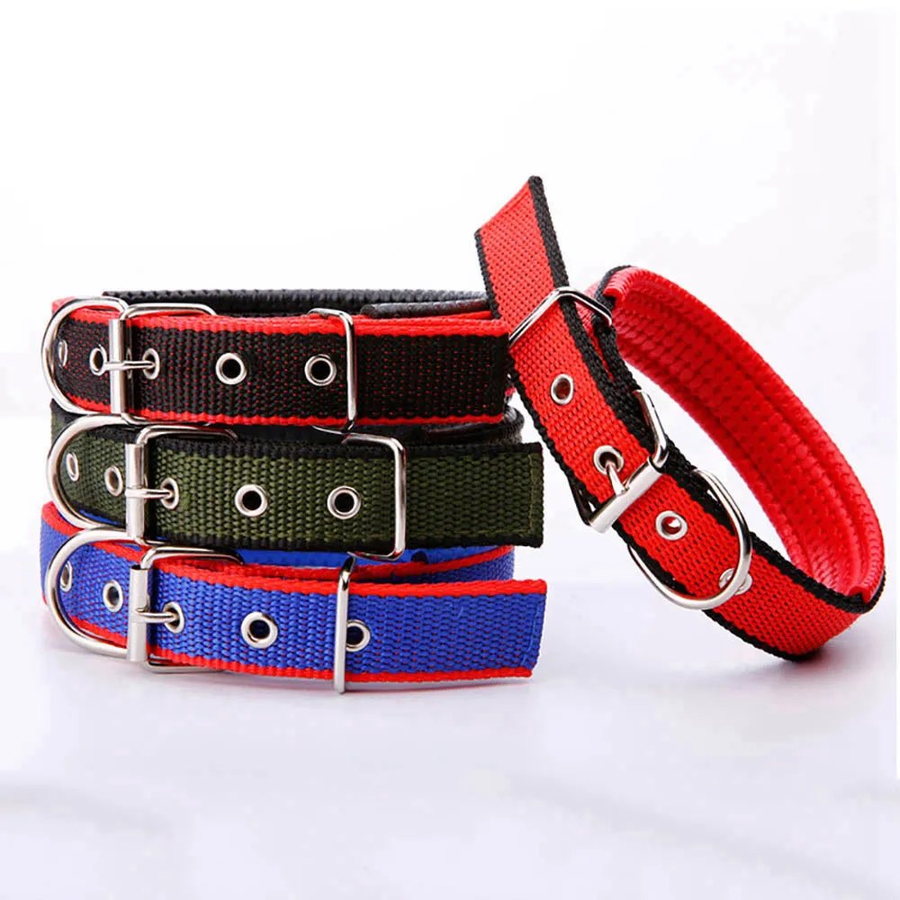 PAWS ASIA Manufacturers Wholesale Custom Adjustable Personalized Luxury Fashion Training Large Stripe Collar Dog