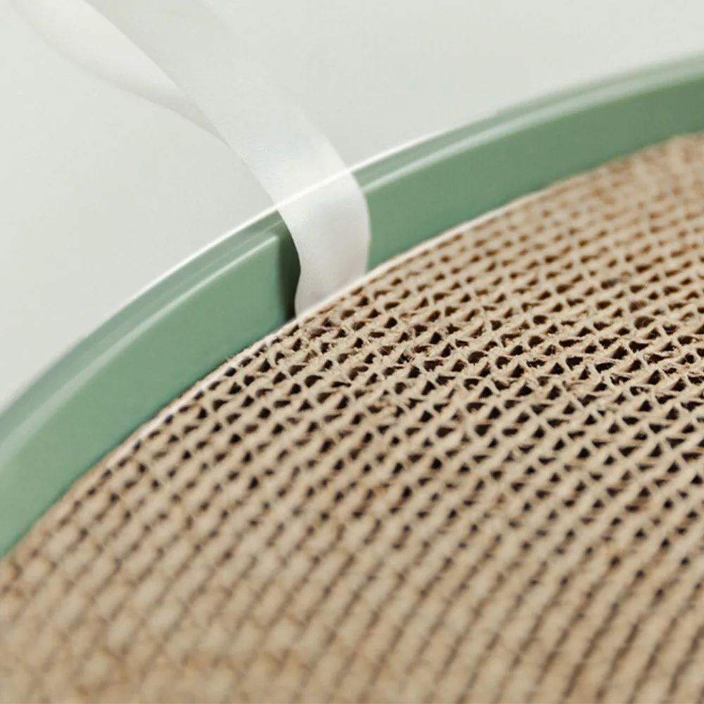 PAWS ASIA Suppliers Dropshipping New 2 In 1 Warm Easy Clean Round Cat Scratching Bed Cardboard