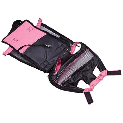 Pettom Front Cat Dog Backpack Travel Bag Carrier Free Your Hands Lightweight and Safe (XL)