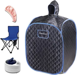 Portable Steam Sauna Home Spa Personal Steam Sauna Tent Indoor with Steamer 1 Person Steam Room Adjustable Durable Portable Foldable Portable Personal XL Portable Portable Foldable Home Spa