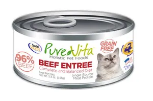 Pure Vita Cat Grain-Free Beef Entree