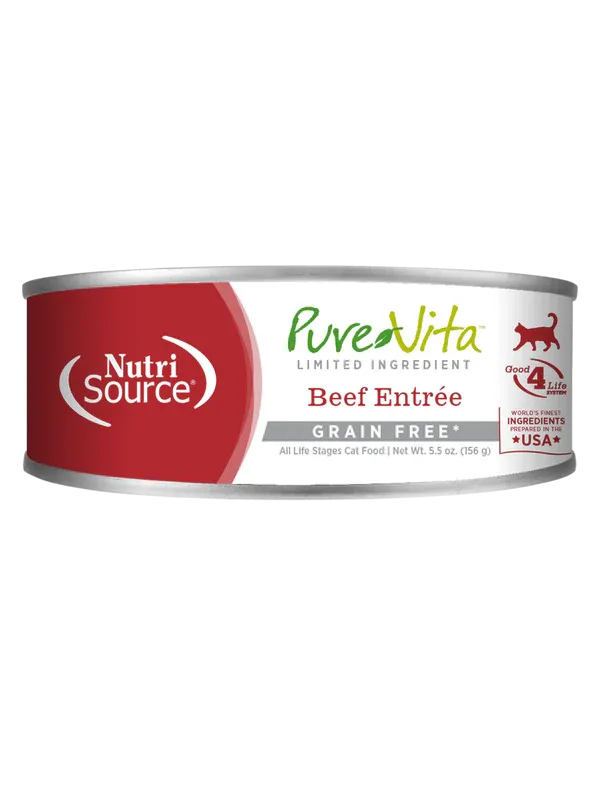 Pure Vita Cat Grain-Free Beef Entree