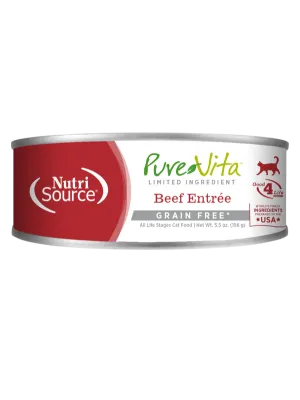 Pure Vita Cat Grain-Free Beef Entree