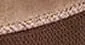 Rustic Elegance Round Shearling Pet Bed, 17"D