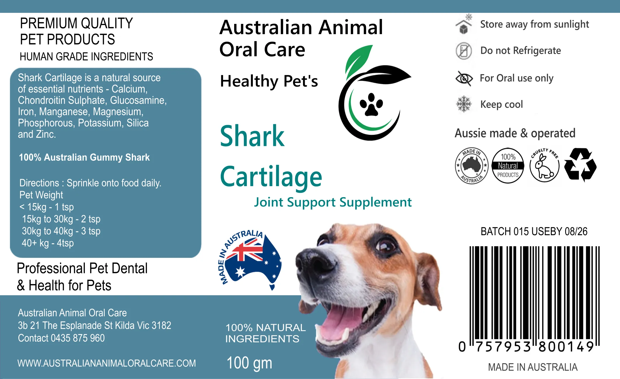 Shark Cartelidge Powder - Joint Support