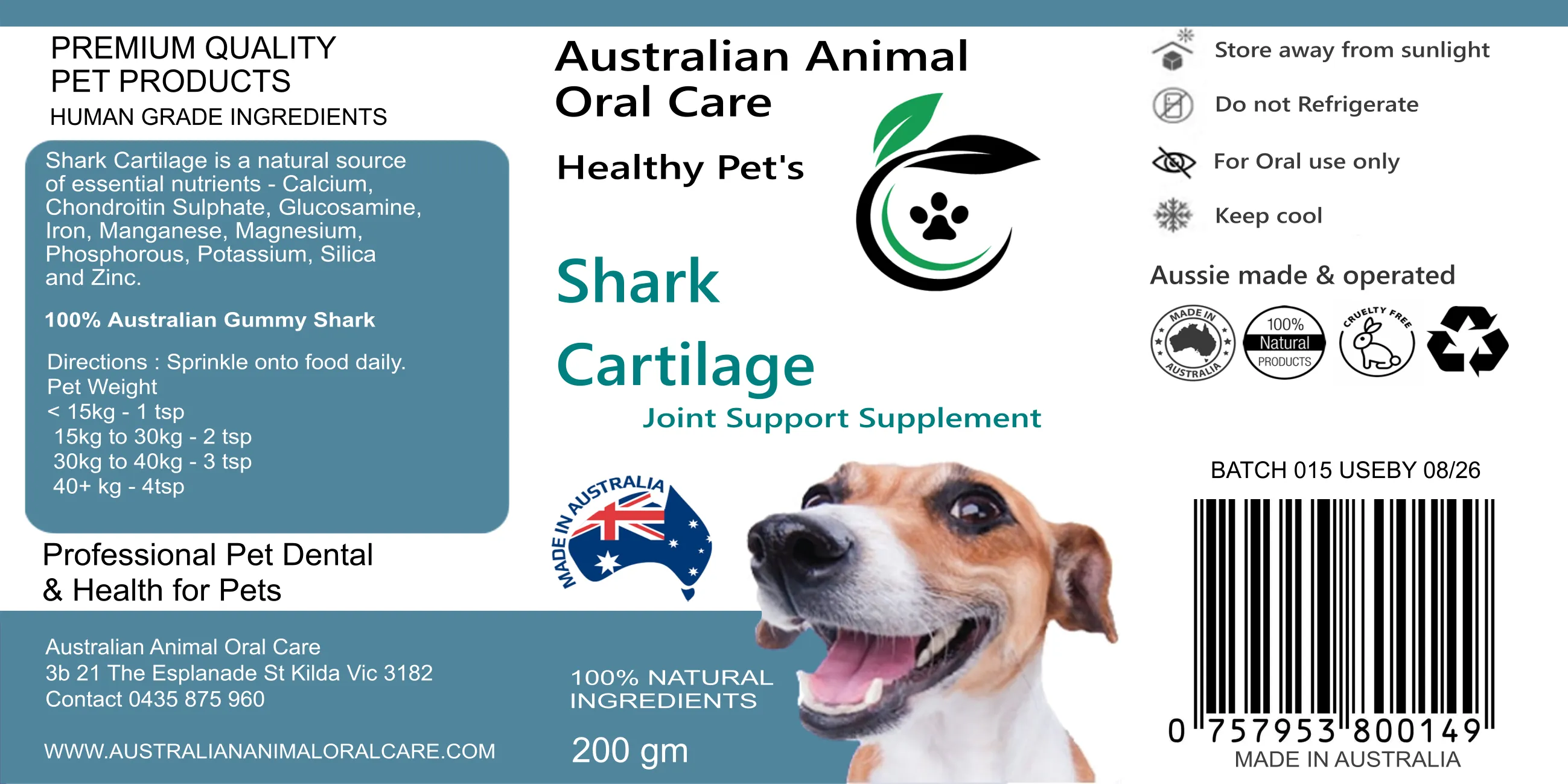 Shark Cartelidge Powder - Joint Support