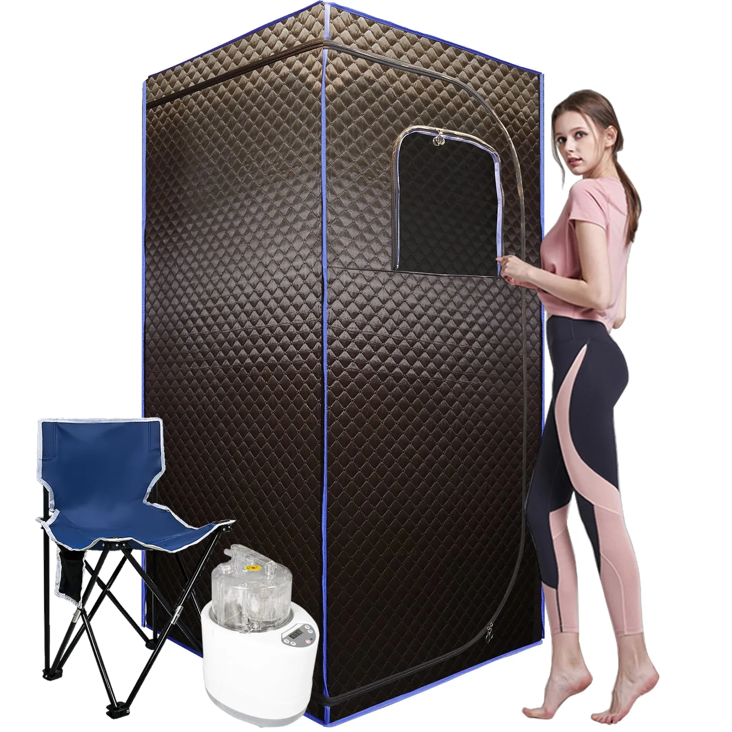 Sojourner Portable Sauna for Home - Steam Sauna Tent, Personal Sauna - Sauna Heater, Tent, Chair, Remote Included for Home Sauna - Enjoy Your Own Personal Spa