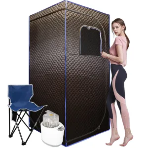 Sojourner Portable Sauna for Home - Steam Sauna Tent, Personal Sauna - Sauna Heater, Tent, Chair, Remote Included for Home Sauna - Enjoy Your Own Personal Spa