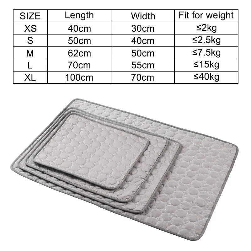 Washable Summer Cooling Pad -  Self cooling and reusable