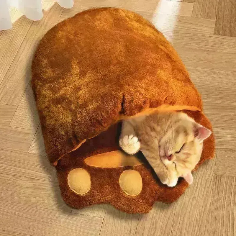 Winter Warm Thickened House Semi-closed Cat Nest