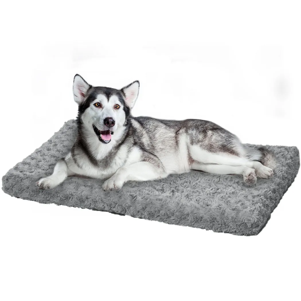XLarge Dog Beds Pet Bedding Soft Warm Mattress - Grey