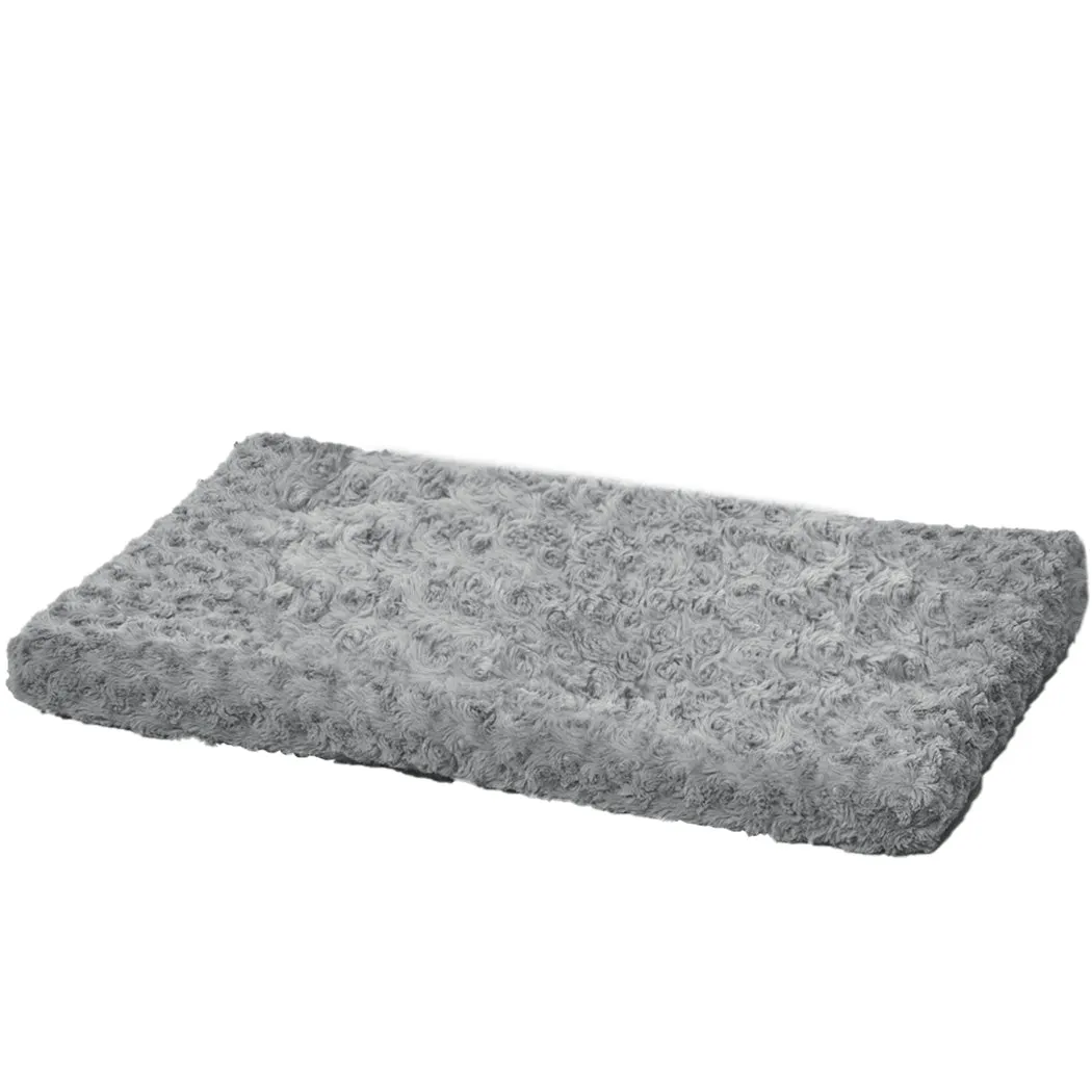 XLarge Dog Beds Pet Bedding Soft Warm Mattress - Grey